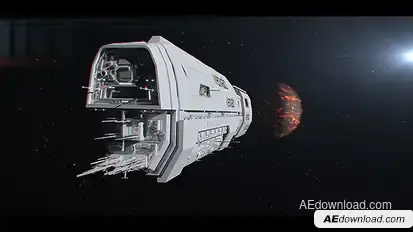 Futuristic Sci-Fi Spaceship Openers template preview