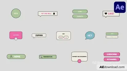 Gadget Interface Icons And Buttons for After Effects Titles template preview