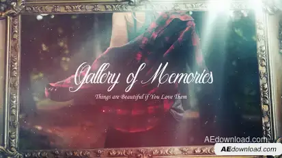 Gallery of Memories - Slideshow Video Displays template preview