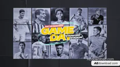 Game Day Sport Intro Openers template preview