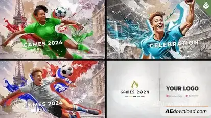 Games 2024 Soccer Openers template preview
