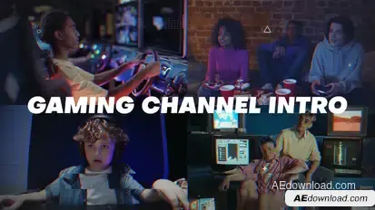 Gaming Channel Intro Openers template preview