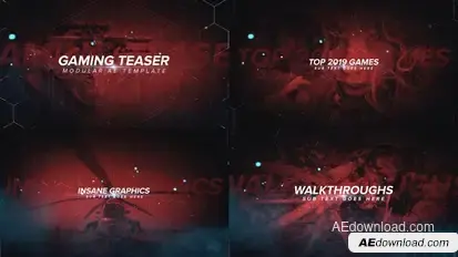 Gaming Channel Teaser Openers template preview