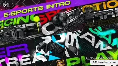 Gaming Intro - ESports Opener Openers template preview