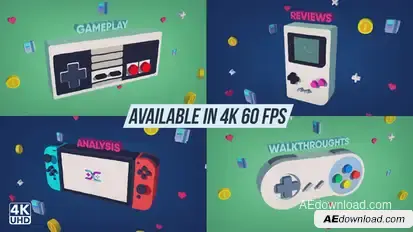 Gaming Intro Openers template preview