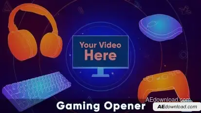 Gaming Opener Openers template preview