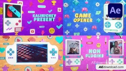 Gaming Pixel Opener Openers template preview
