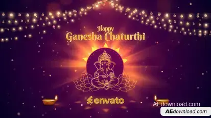 Ganesha Chaturthi Wishes Openers template preview