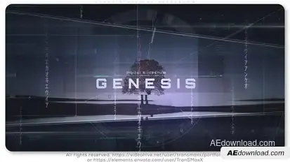 Genesis Digital Slideshow Openers template preview