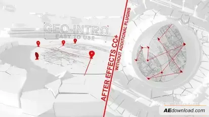 Geo Intro and Logo reveal Openers template preview