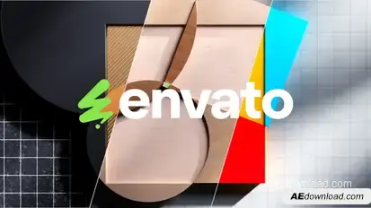 Geo Shape Logo Logo Stings template preview