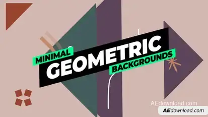 Geometric Backgrounds Elements template preview