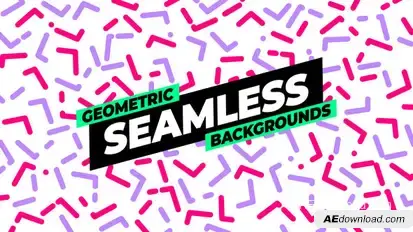 Geometric Lines Backgrounds Elements template preview