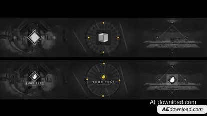 Geometric Logo Reveal (3 Versions) Logo Stings template preview