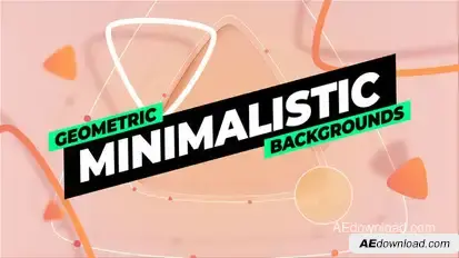 Geometric Minimalistic Backgrounds Elements template preview