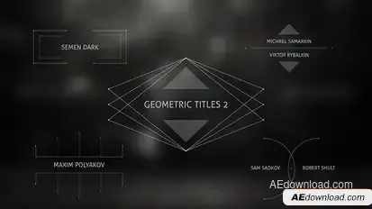 Videohive Geometric Titles 2 Titles template preview