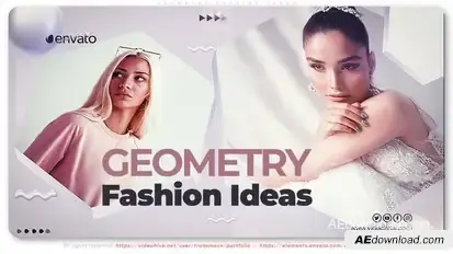 Geometry Fashion Ideas Video Displays template preview