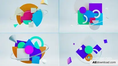 Geometry Logo Logo Stings template preview