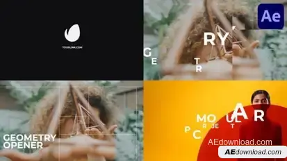 Geometry Opener for After Effects Openers template preview