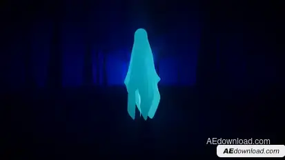 Ghost Ident Logo Stings template preview