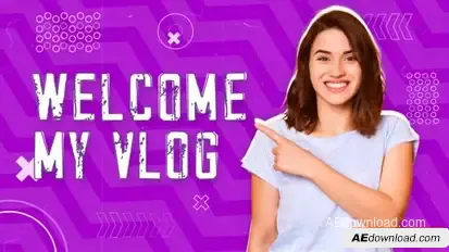 Girl's Blog Intro Openers template preview