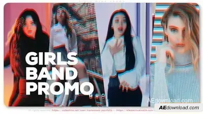 Girls Band Promo Openers template preview