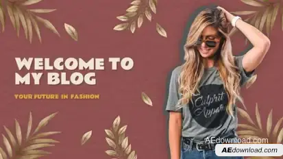 Girls Blog Intro Openers template preview