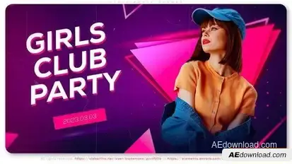 Girls Party Opener Openers template preview