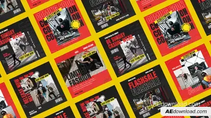 Glamorous Streetwear Fashion Instagram Post Product Promo template preview
