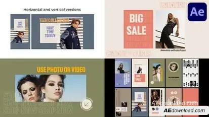 Glamour Creative Scenes for After Effects Openers template preview