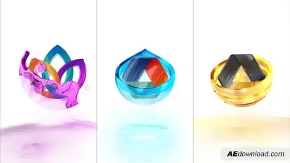 Glass Ball Logo Logo Stings template preview