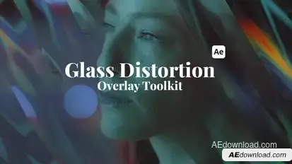 Glass Distortion Overlays Elements template preview