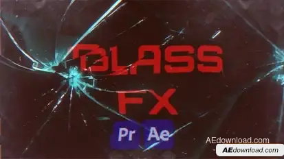 Videohive Glass FX Video Displays template preview