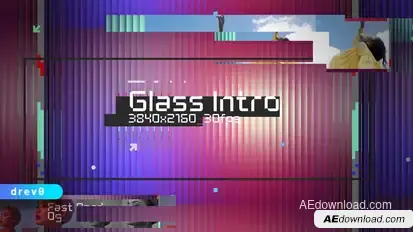 Glass Intro Product Promo template preview