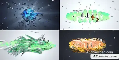 Glass Logo Logo Stings template preview