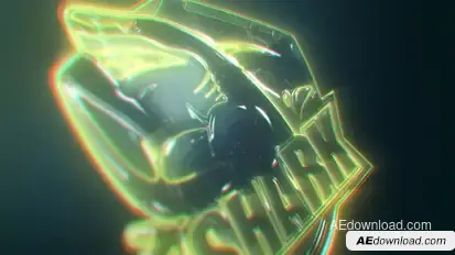 Glass Logo Reveal Logo Stings template preview