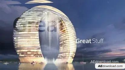 Glass Parallax Slideshow Openers template preview