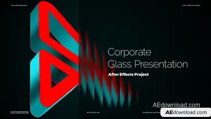 Glass Presentation - Corporate Presentation Video Displays template preview