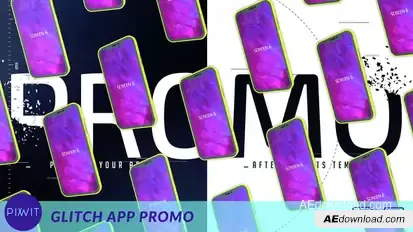 Glitch App Promo Product Promo template preview