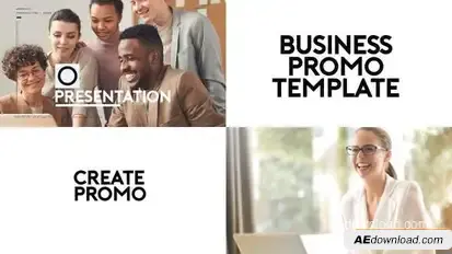 Glitch Corporate Intro Openers template preview