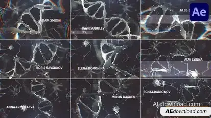 Videohive Glitch DNA for After Effects Titles template preview