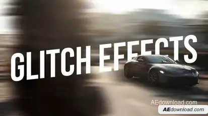 Glitch Effects Elements template preview