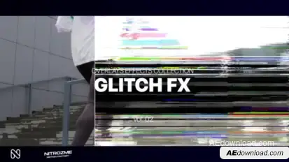 Glitch Effects Overlays Collection Vol. 02 Elements template preview
