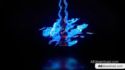 Glitch Energy Logo Logo Stings template preview