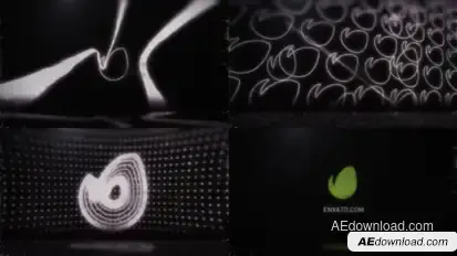 Glitch Intro Logo Stings template preview