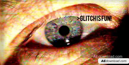 Glitch Is Fun Video Displays template preview