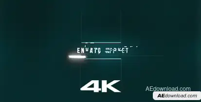 Glitch Logo Logo Stings template preview
