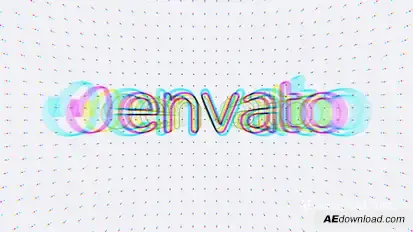 Glitch Logo Logo Stings template preview