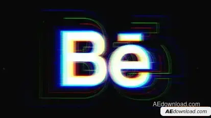 Glitch Logo Logo Stings template preview