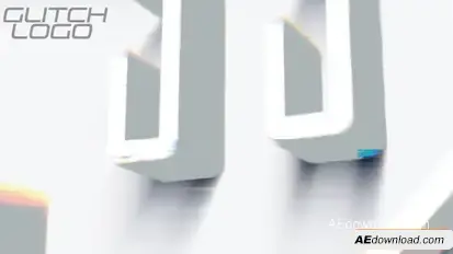 Glitch Logo Logo Stings template preview